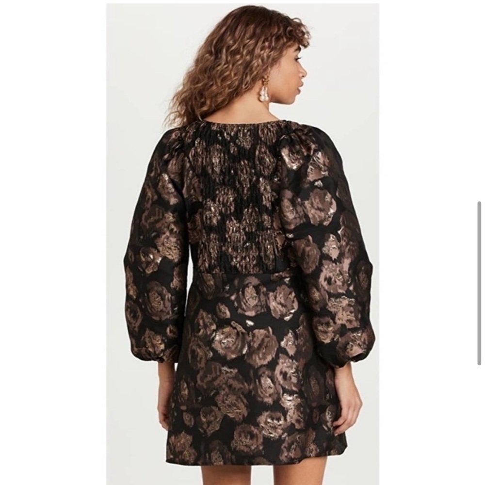 Misa Los Angeles Edie Dress Balloon Sleeve Babydoll PROM Party Size XS - Picture 5 of 16